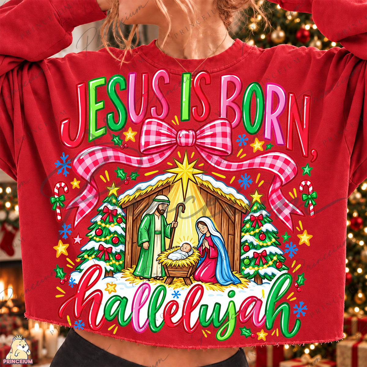 Jesus Is Born Hallelujah Nativity