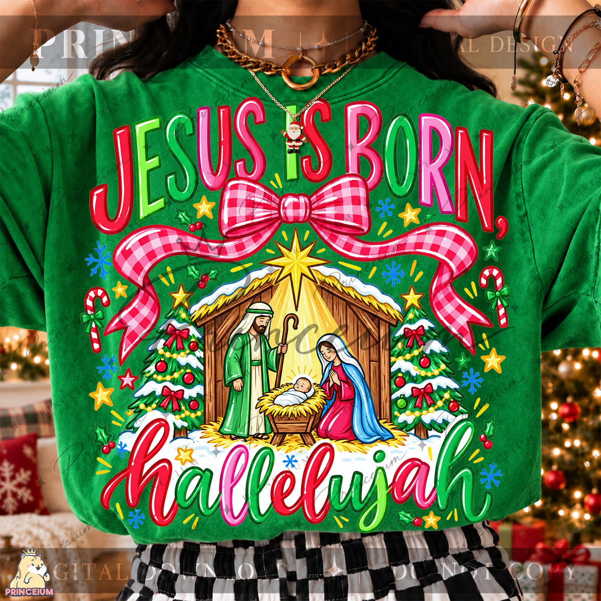 Jesus Is Born Hallelujah Nativity