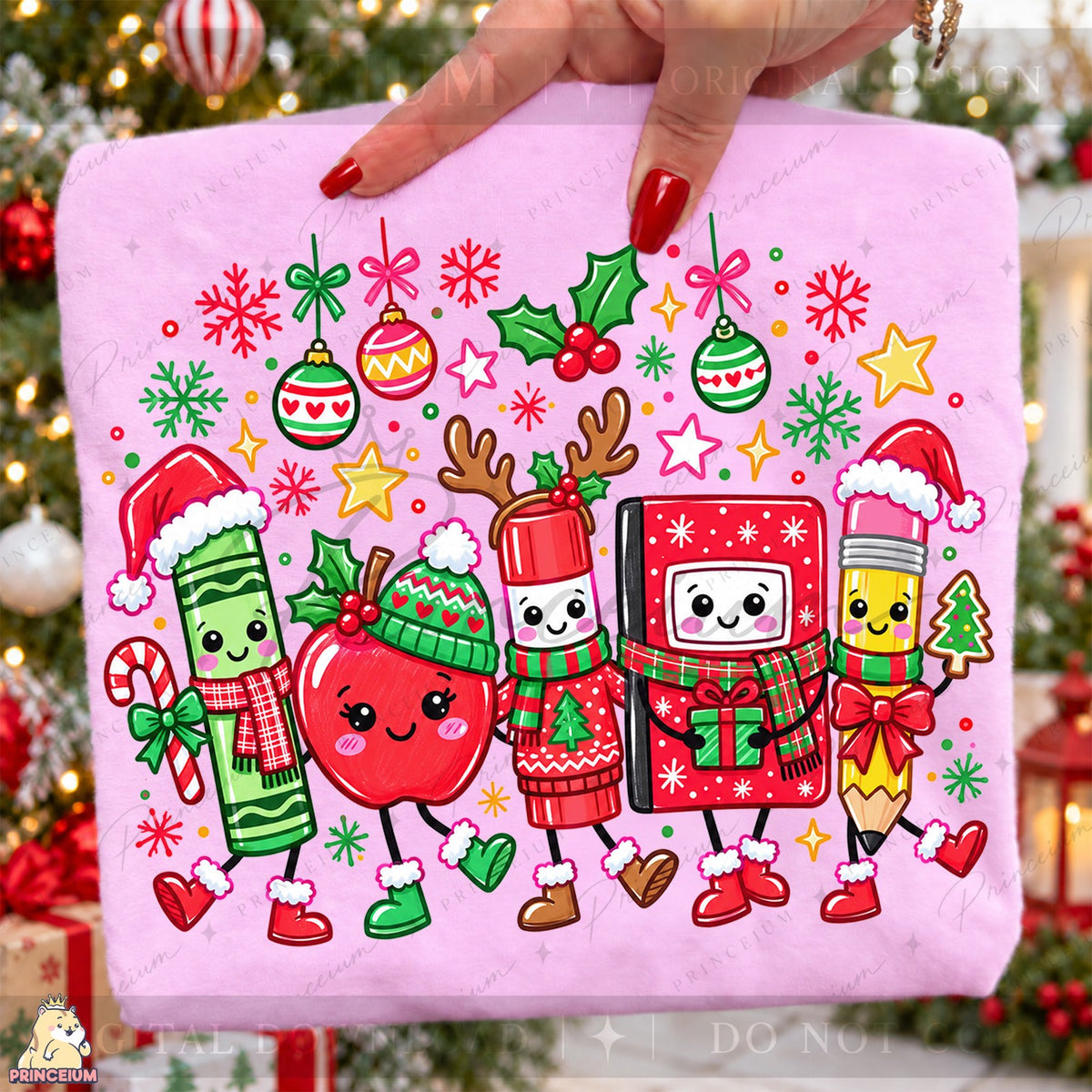 Festive School Supplies Christmas Parade