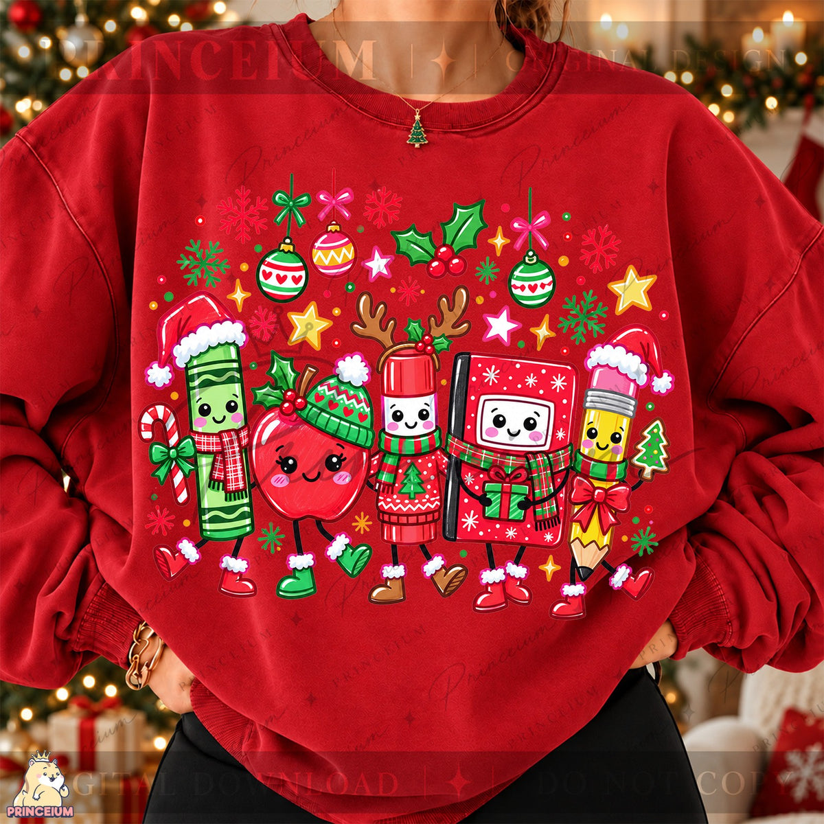 Festive School Supplies Christmas Parade