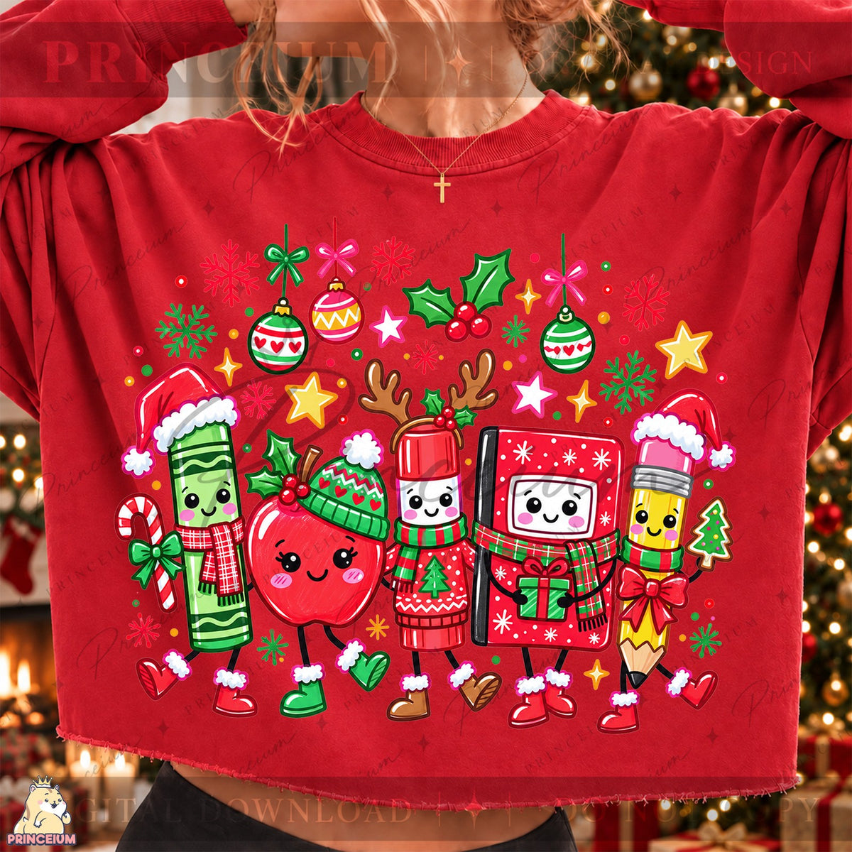 Festive School Supplies Christmas Parade