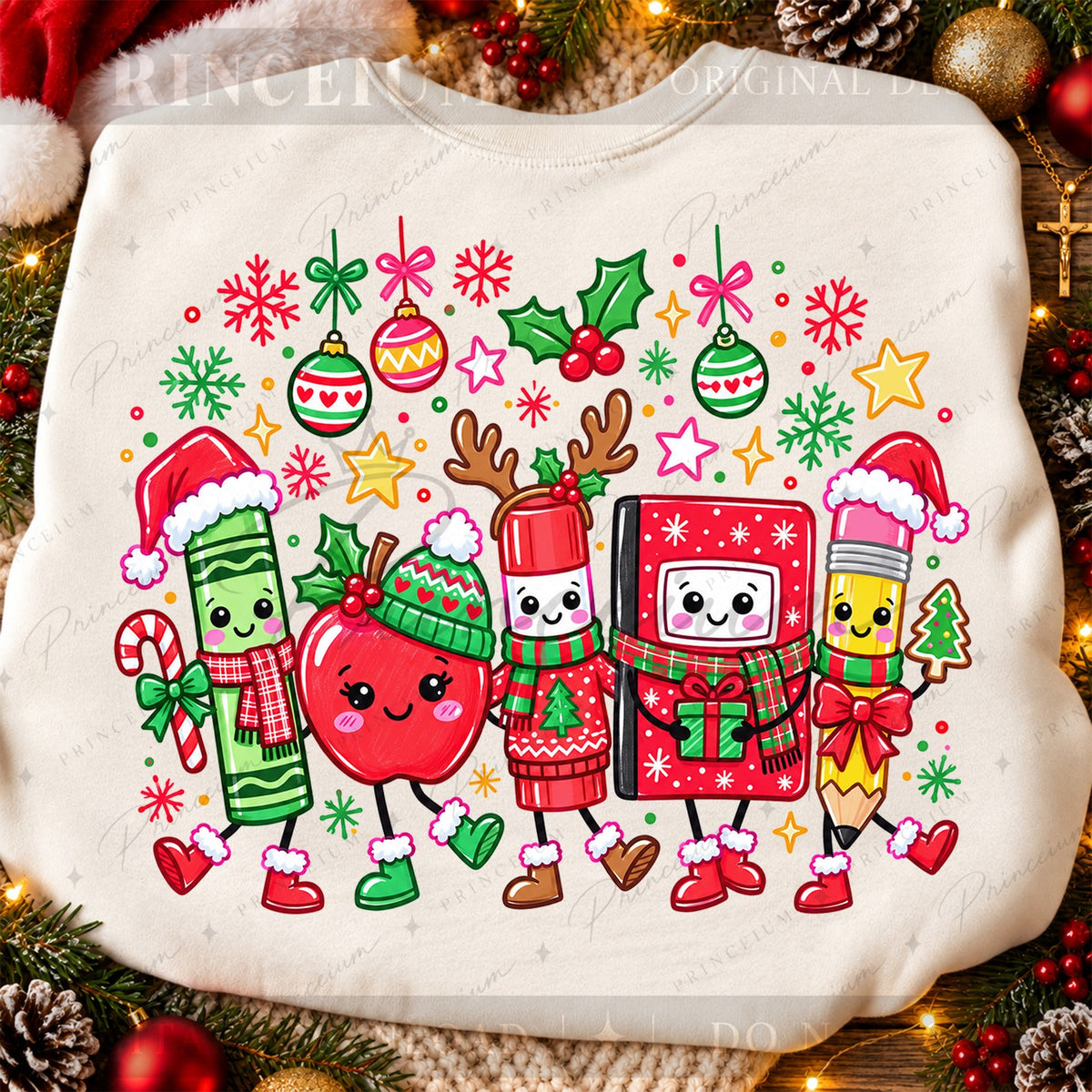 Festive School Supplies Christmas Parade
