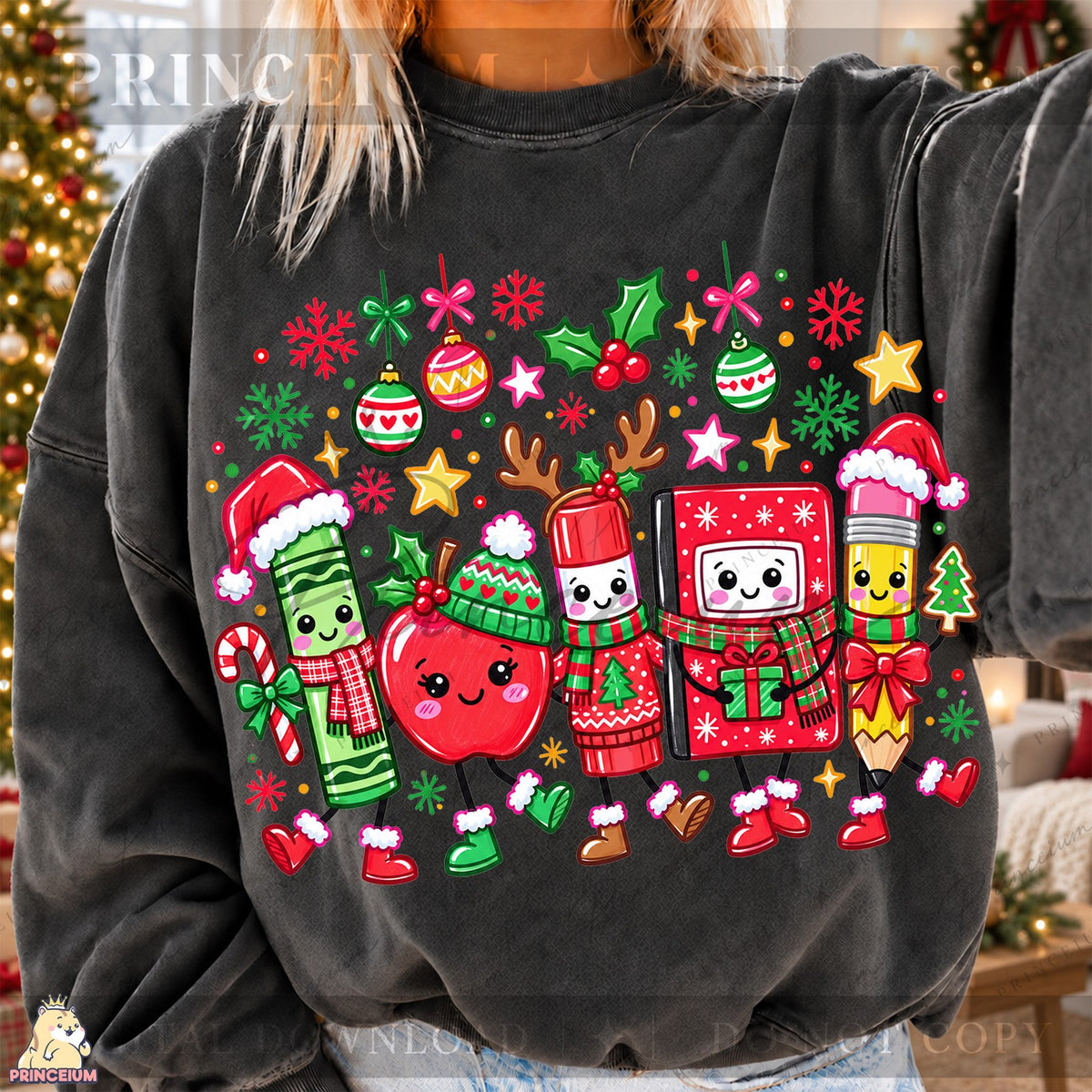 Festive School Supplies Christmas Parade
