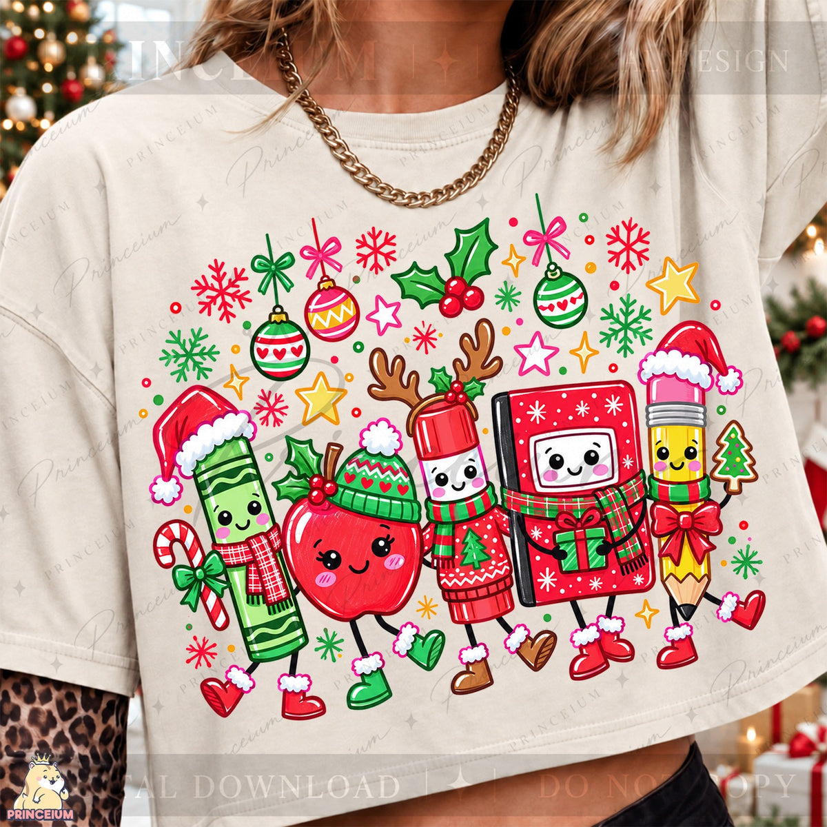 Festive School Supplies Christmas Parade