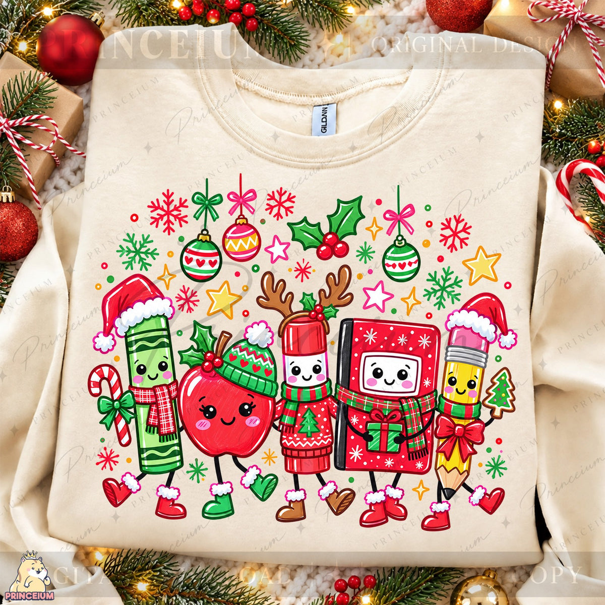 Festive School Supplies Christmas Parade