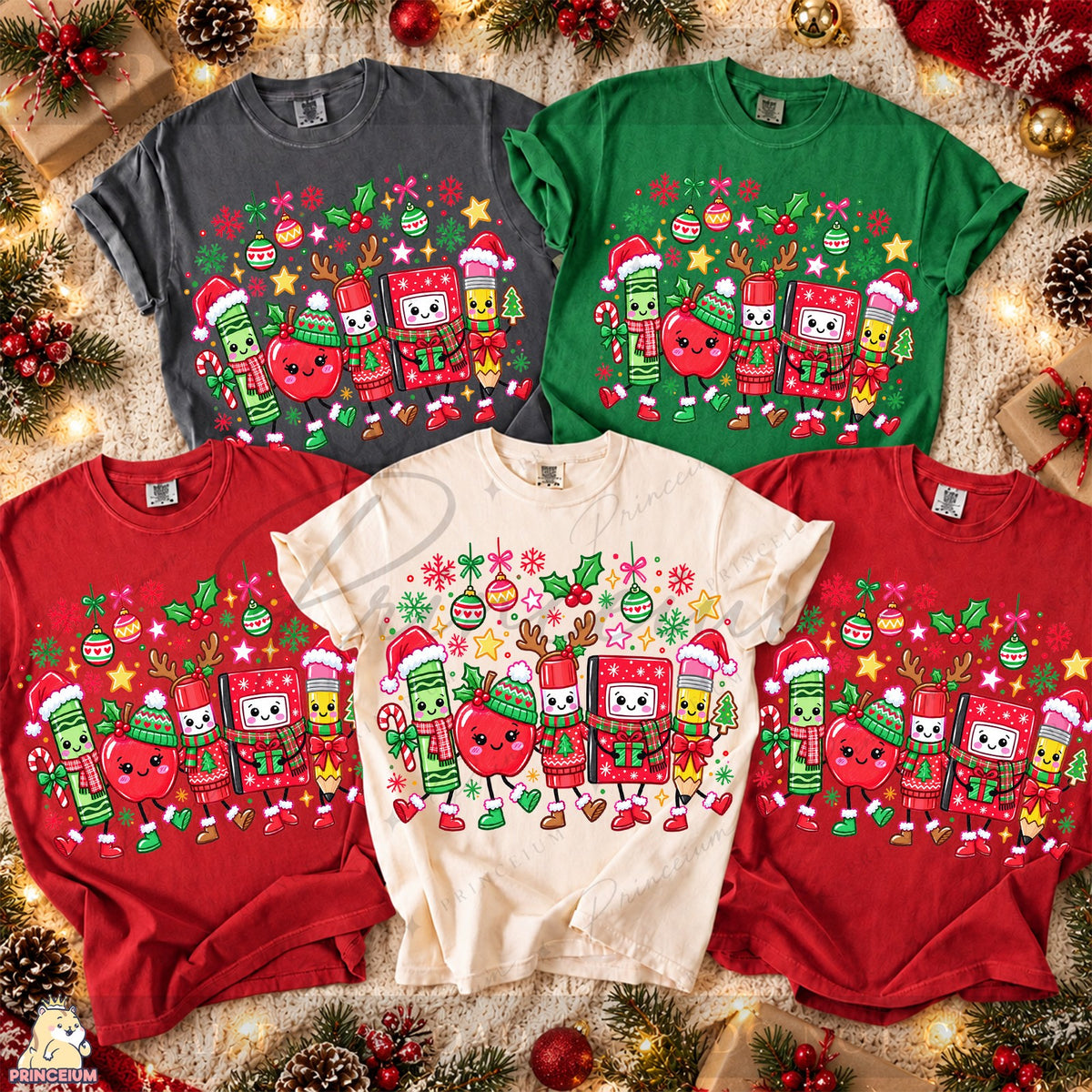 Festive School Supplies Christmas Parade