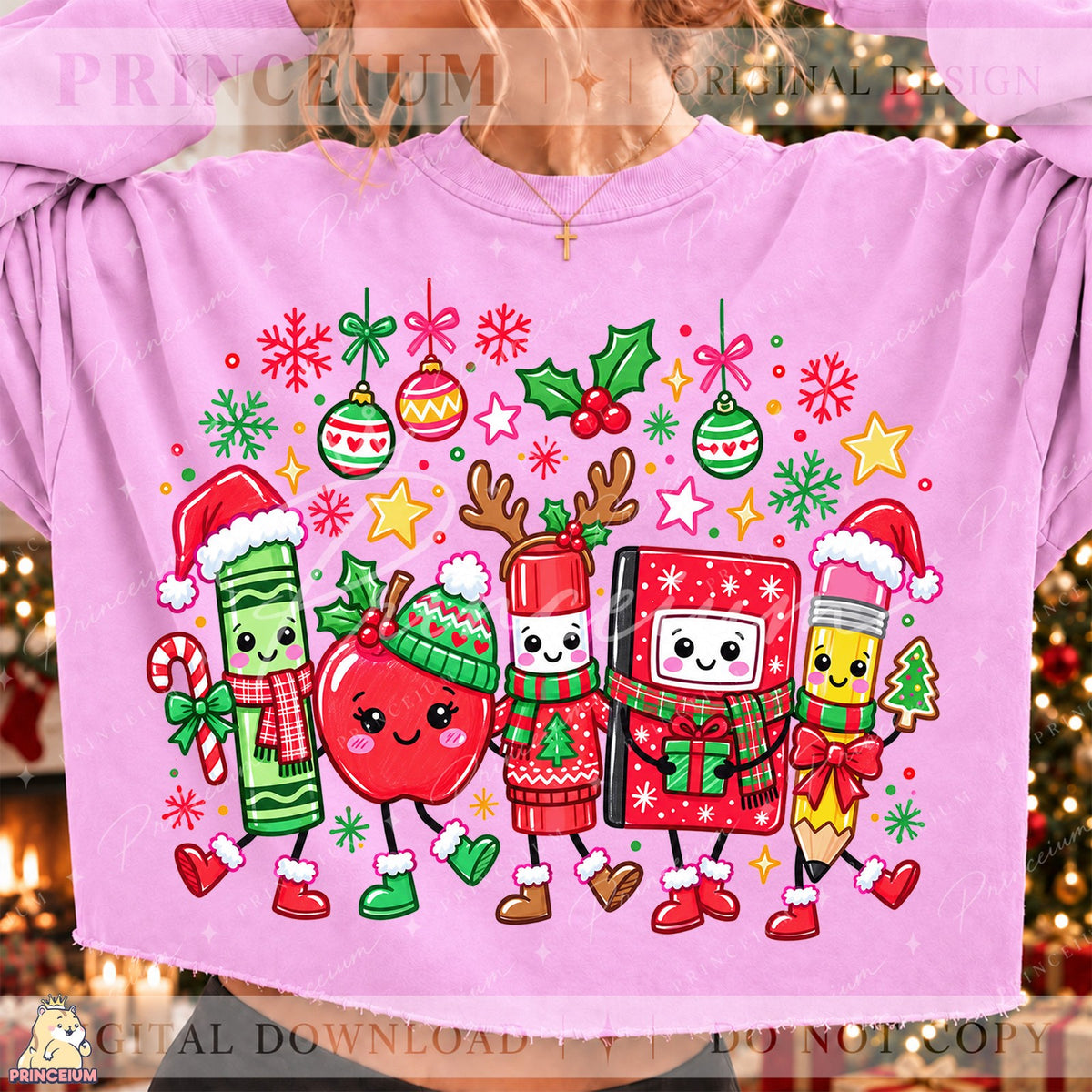 Festive School Supplies Christmas Parade