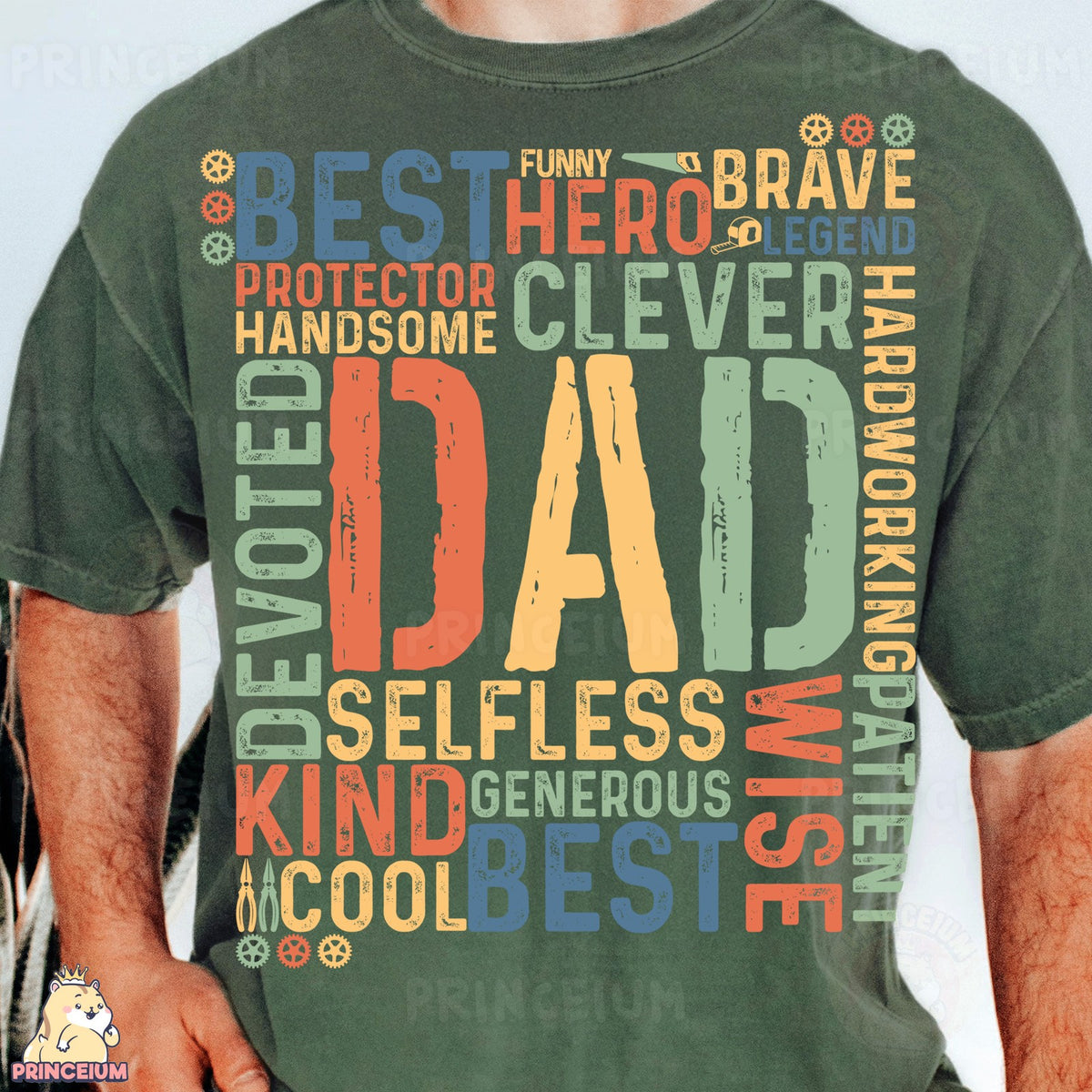 Best Dad Word Collage