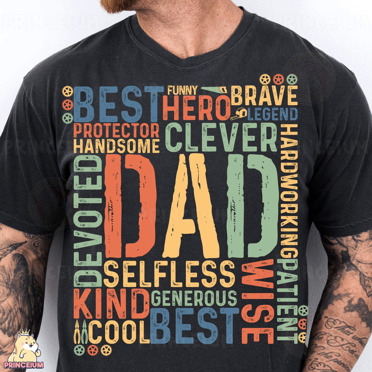 Best Dad Word Collage
