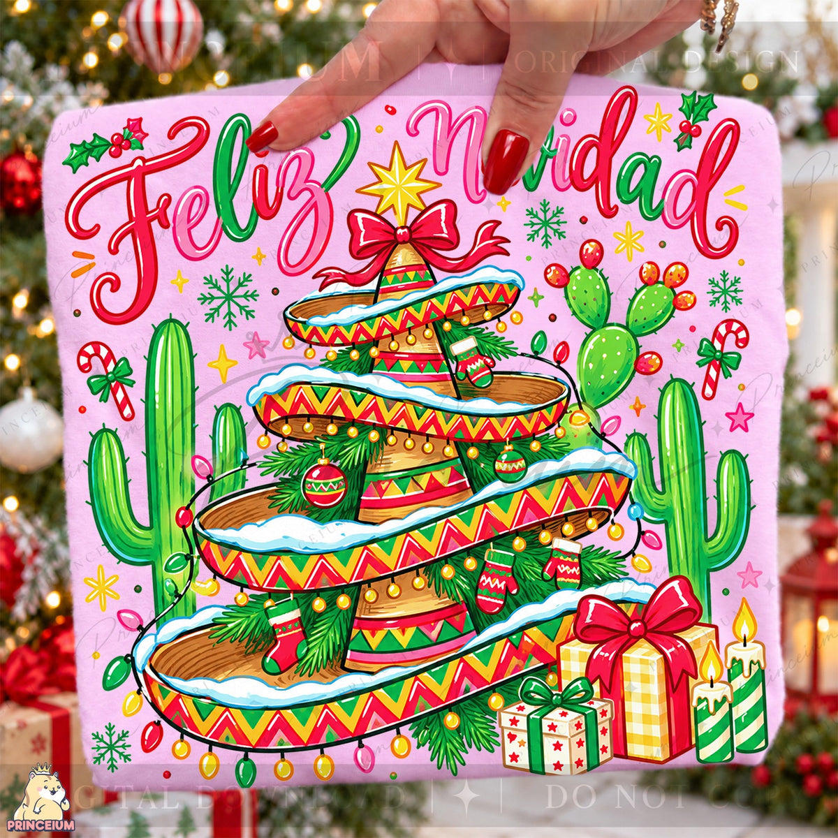 Feliz Navidad Sombrero Tree