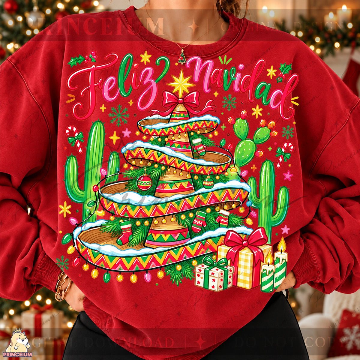 Feliz Navidad Sombrero Tree
