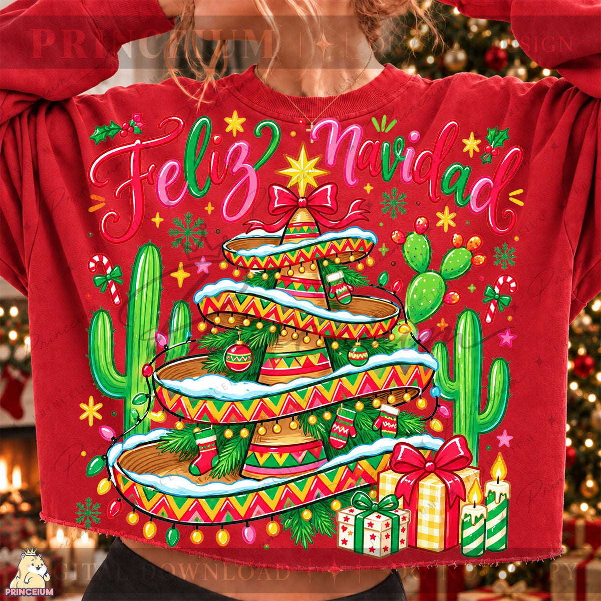 Feliz Navidad Sombrero Tree
