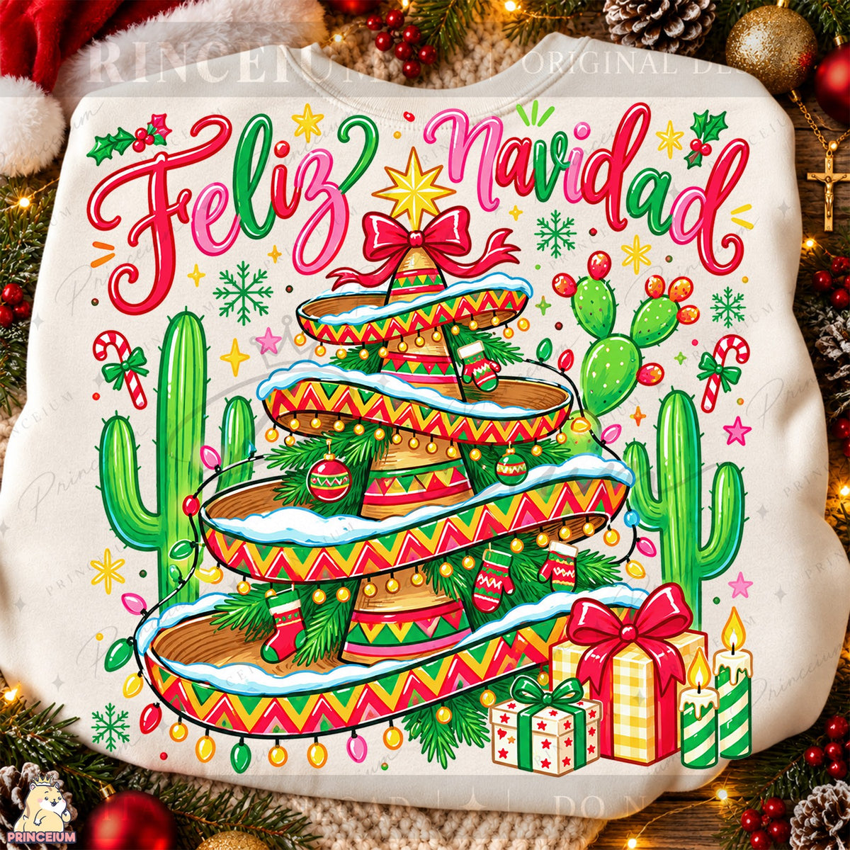 Feliz Navidad Sombrero Tree