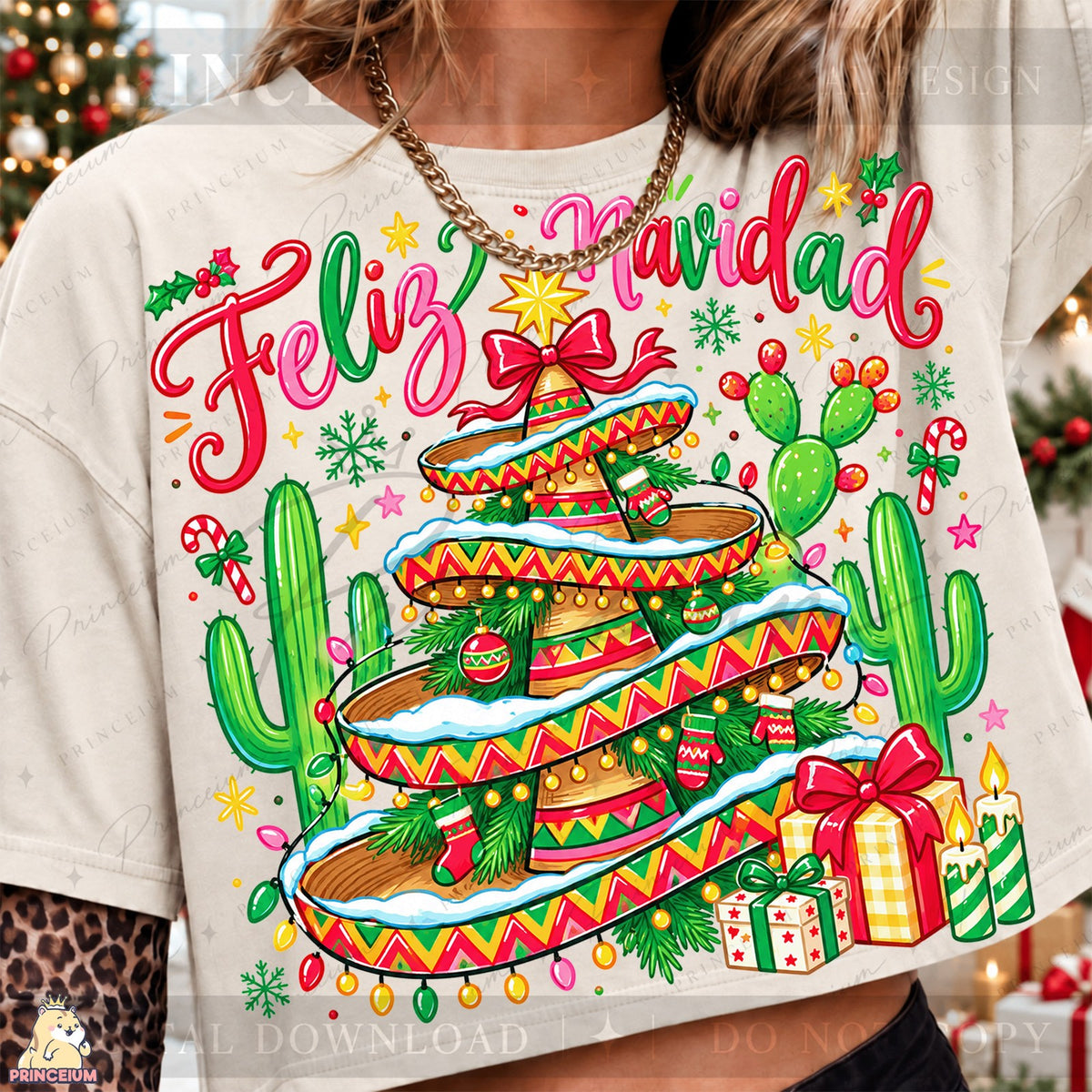 Feliz Navidad Sombrero Tree