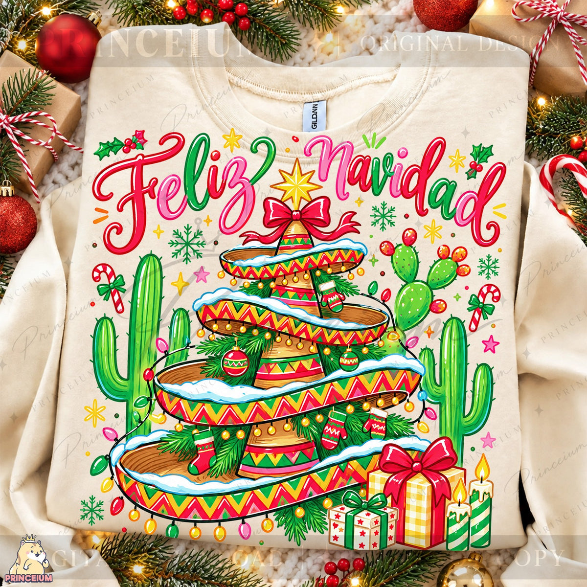 Feliz Navidad Sombrero Tree