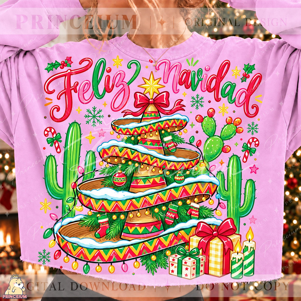 Feliz Navidad Sombrero Tree