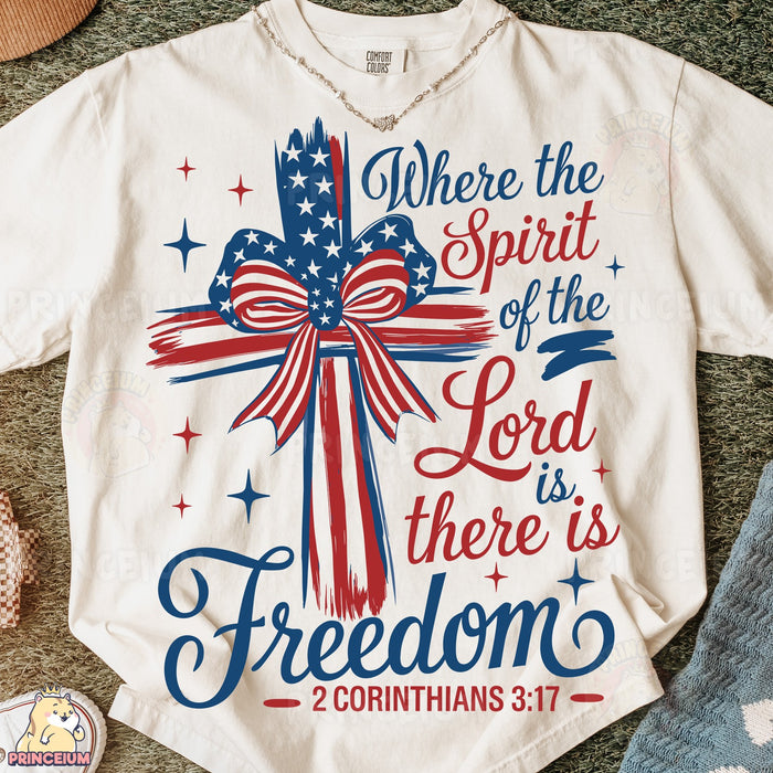 Patriotic Cross Freedom Verse