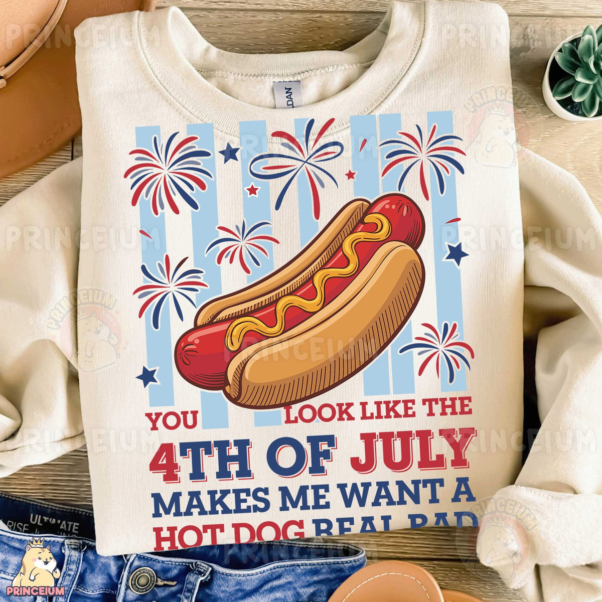 4th of July Hot Dog Fireworks
