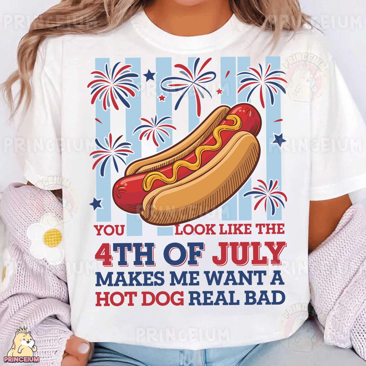 4th of July Hot Dog Fireworks