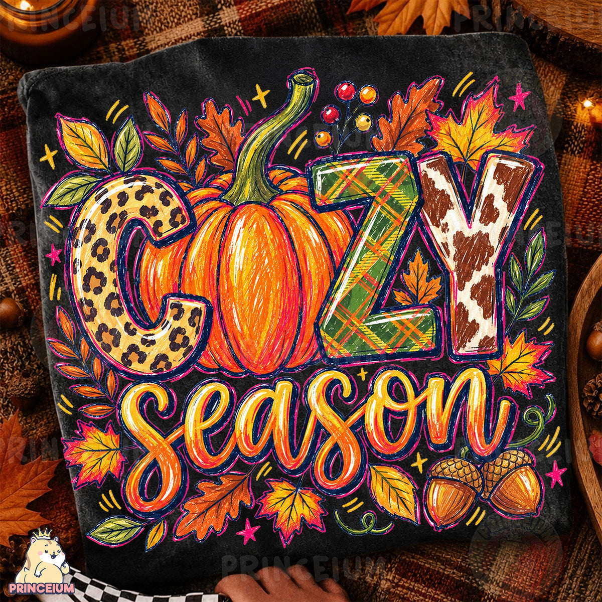Cozy Season Pumpkin