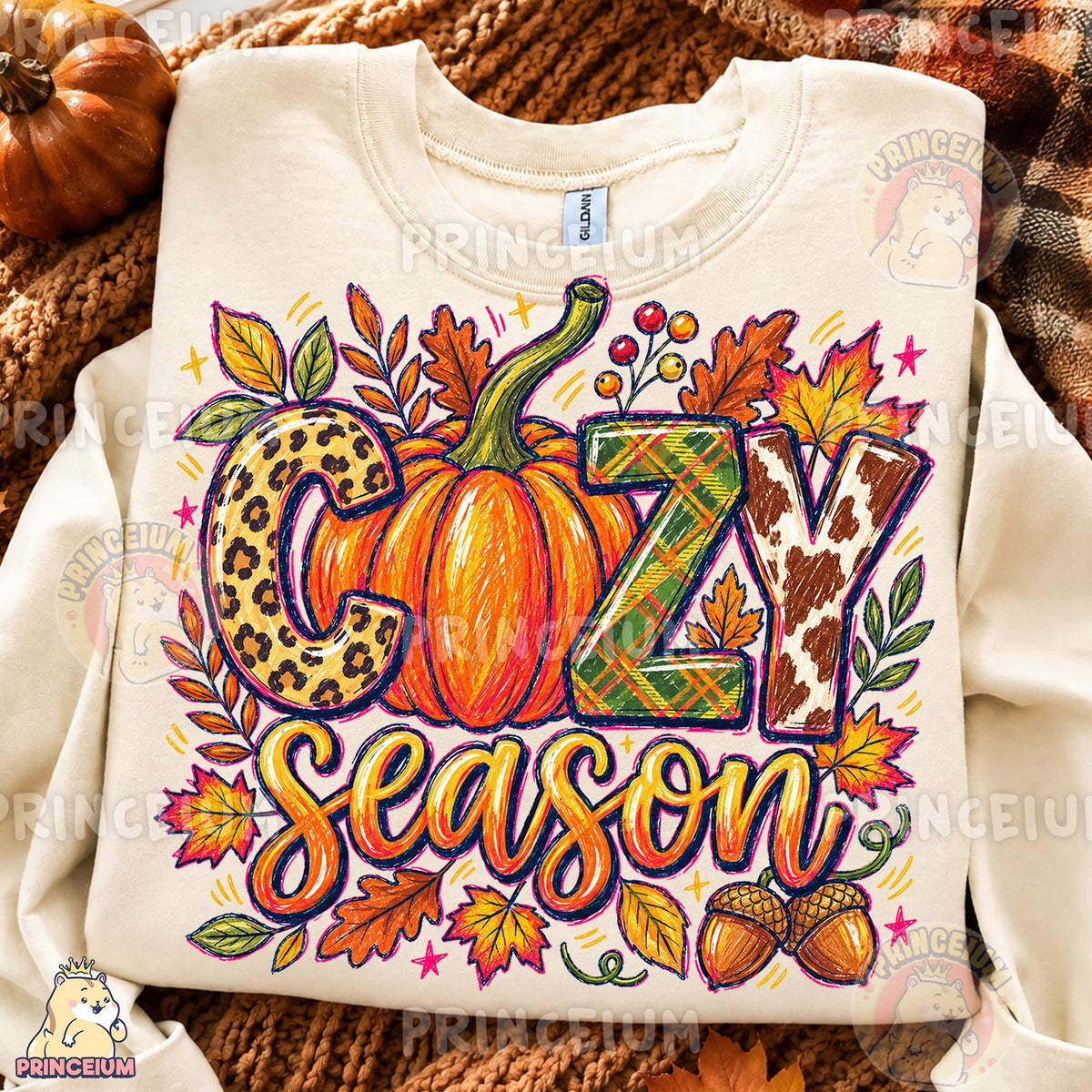 Cozy Season Pumpkin