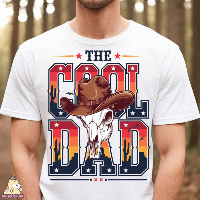 The Cool Dad Cowboy Skull