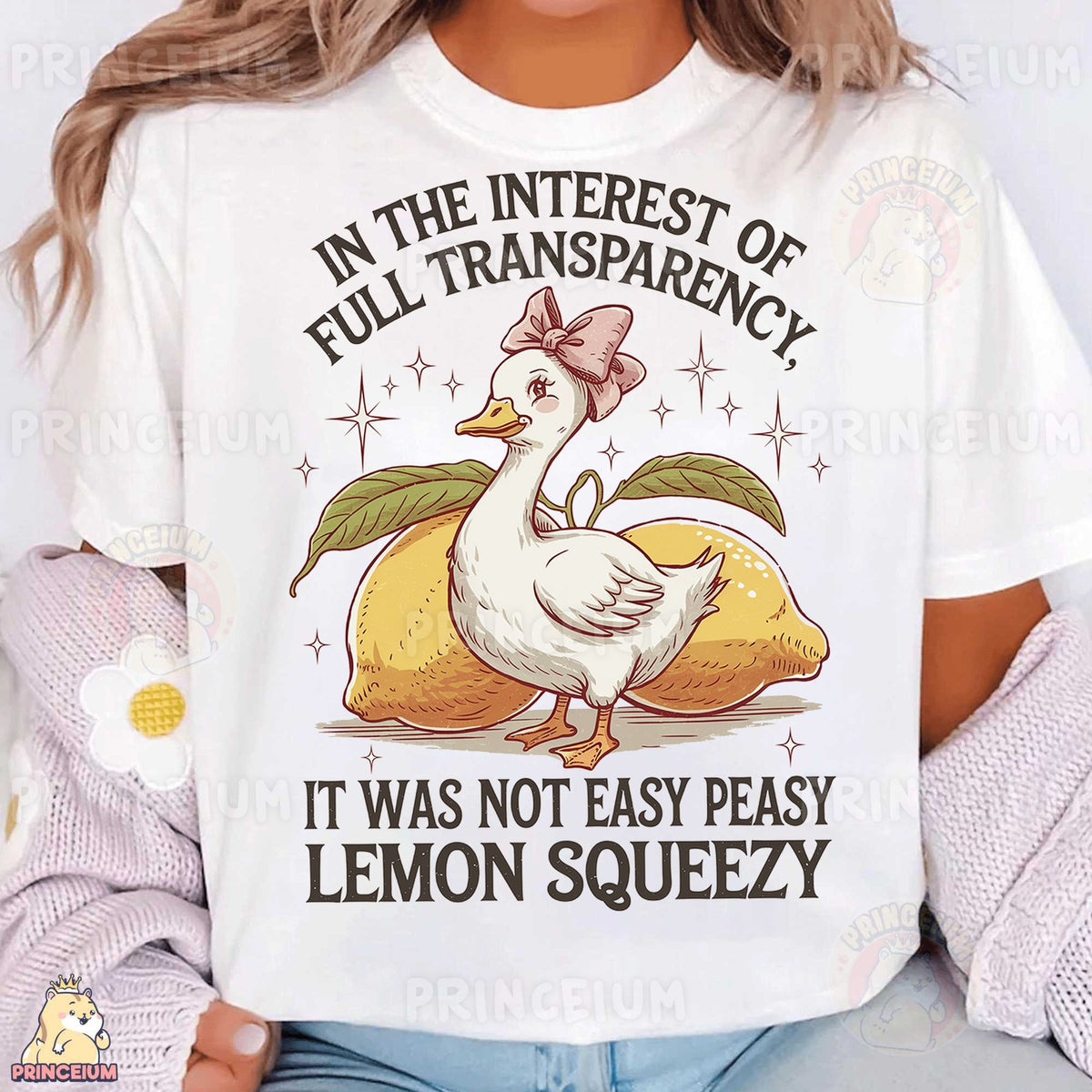 Not Easy Peasy Lemon Squeezy Goose