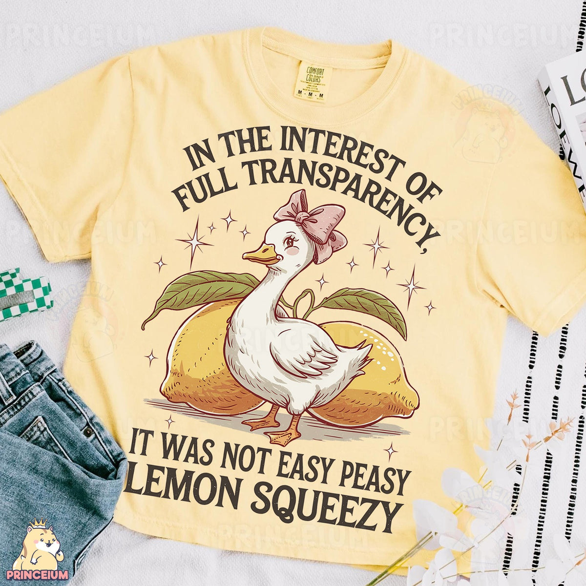 Not Easy Peasy Lemon Squeezy Goose