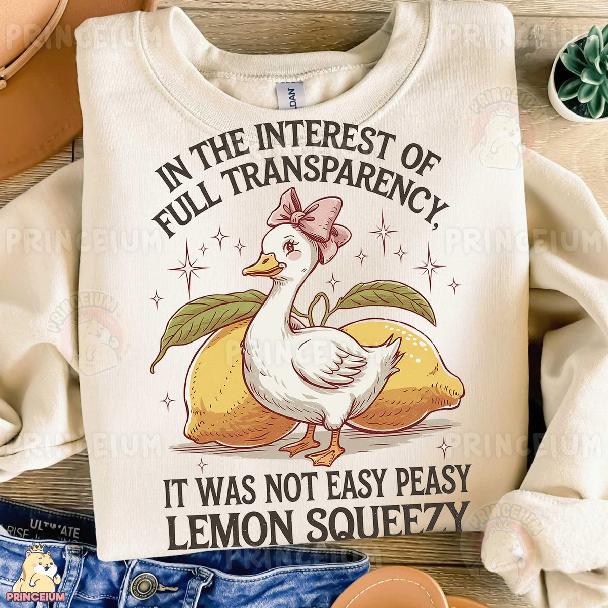Not Easy Peasy Lemon Squeezy Goose