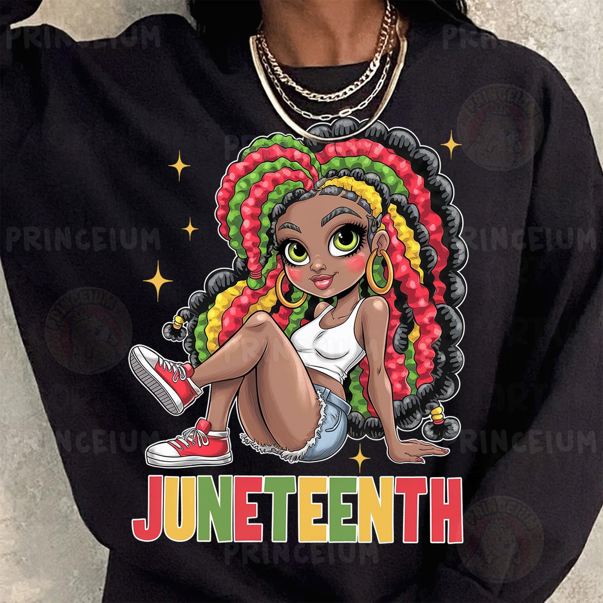 Juneteenth Locs Girl
