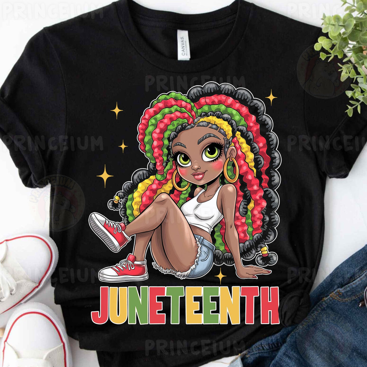 Juneteenth Locs Girl