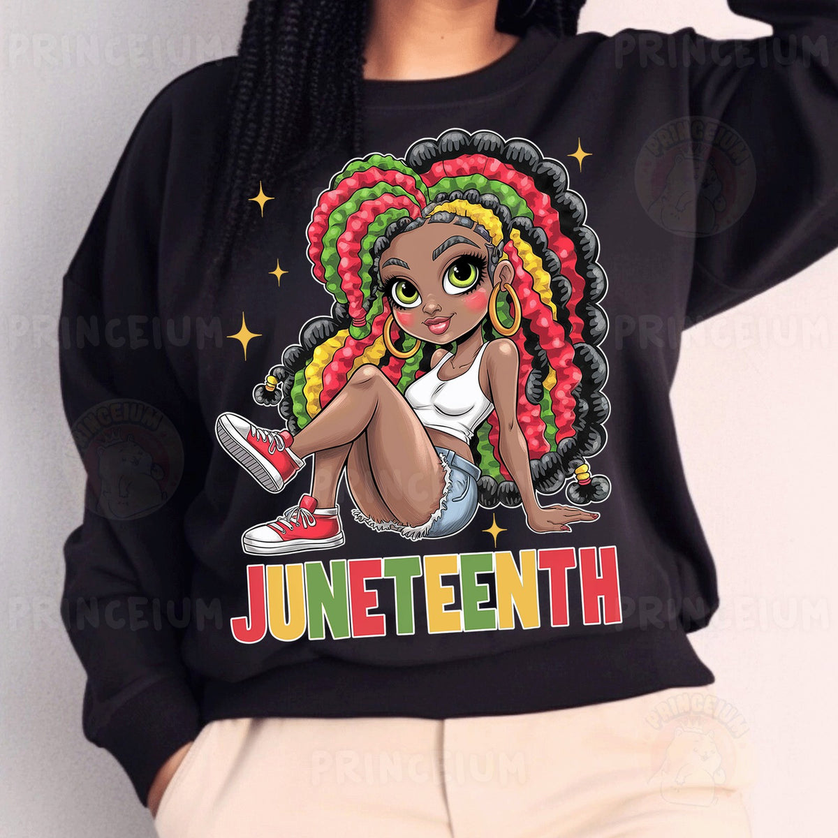 Juneteenth Locs Girl
