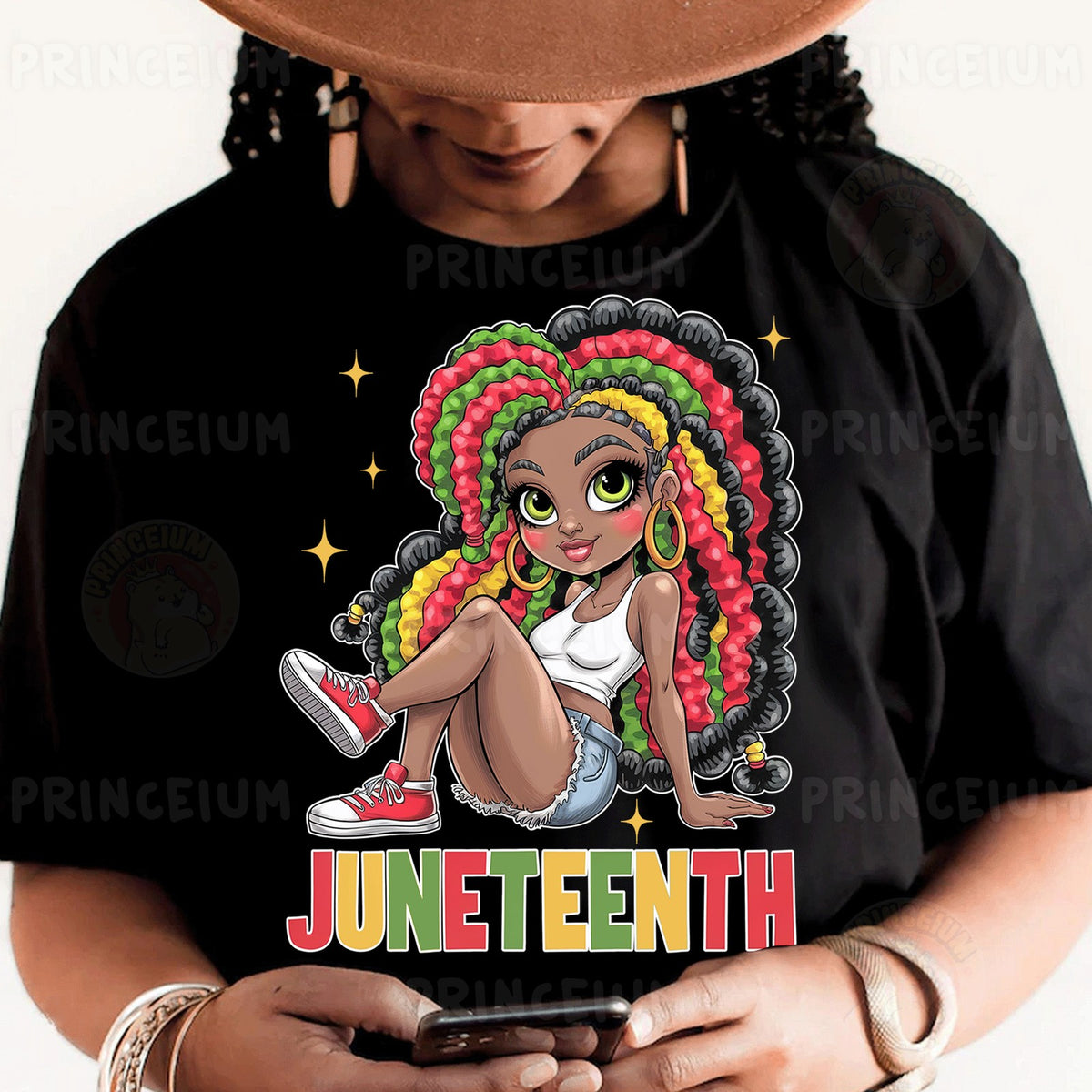 Juneteenth Locs Girl