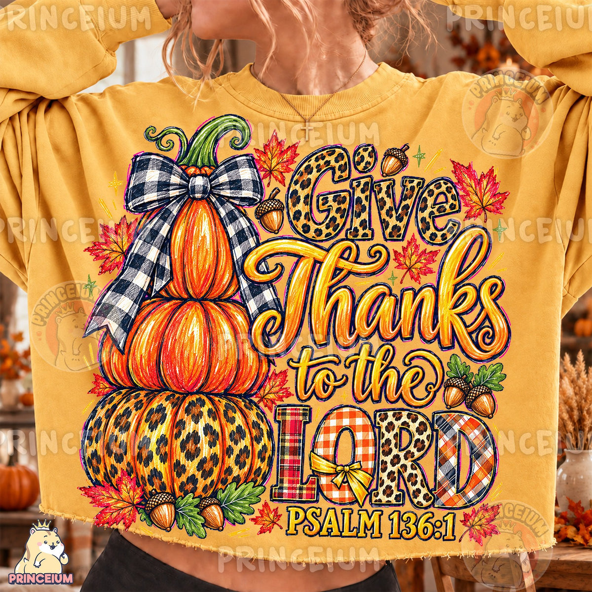 Give Thanks to the Lord Preppy Fall