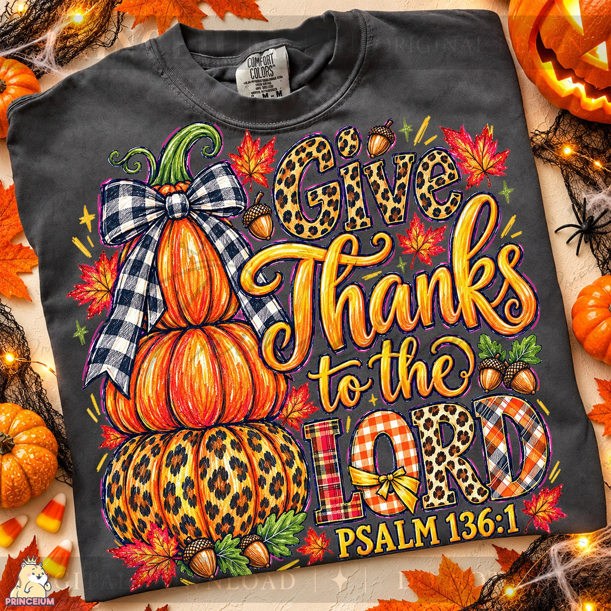 Give Thanks to the Lord Preppy Fall