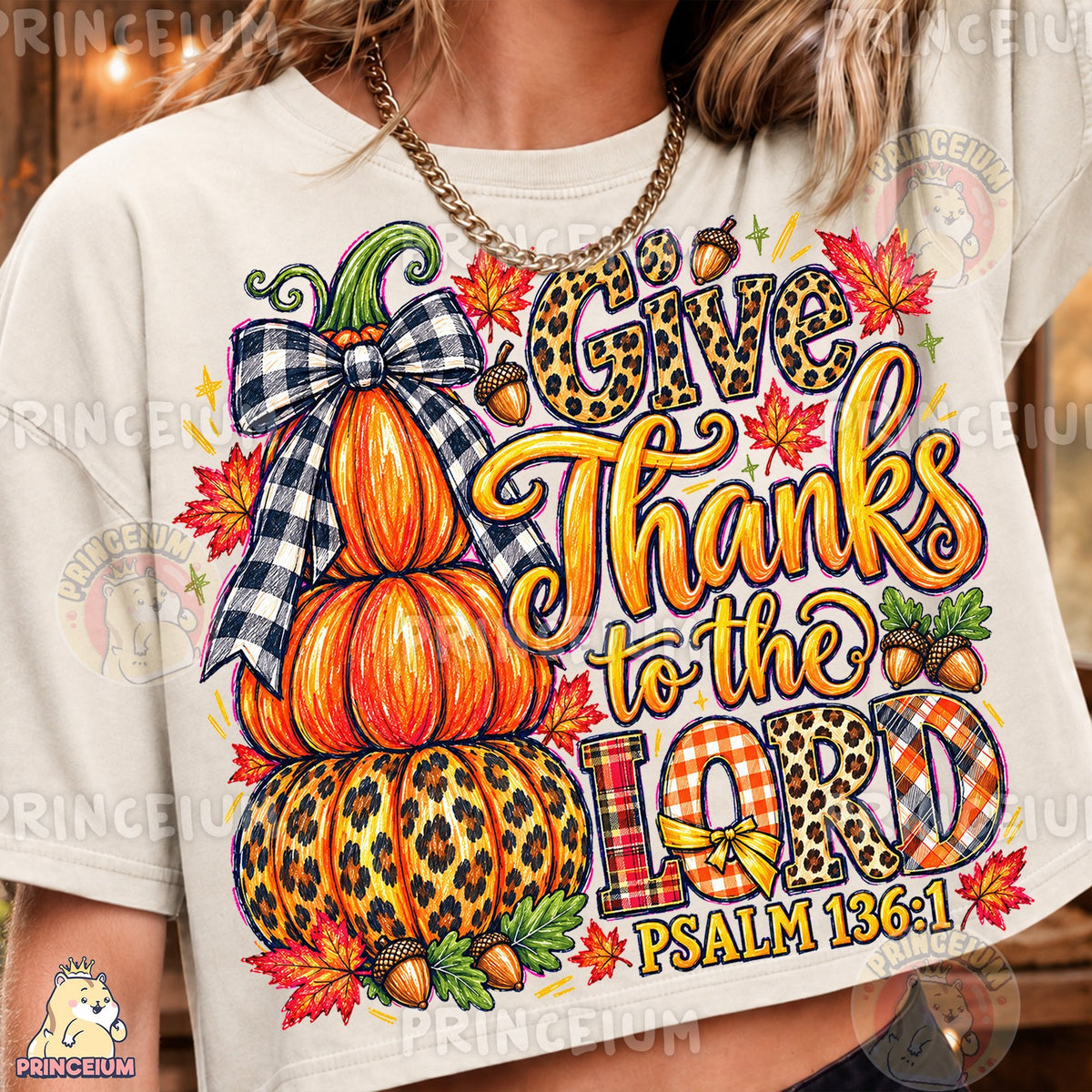 Give Thanks to the Lord Preppy Fall