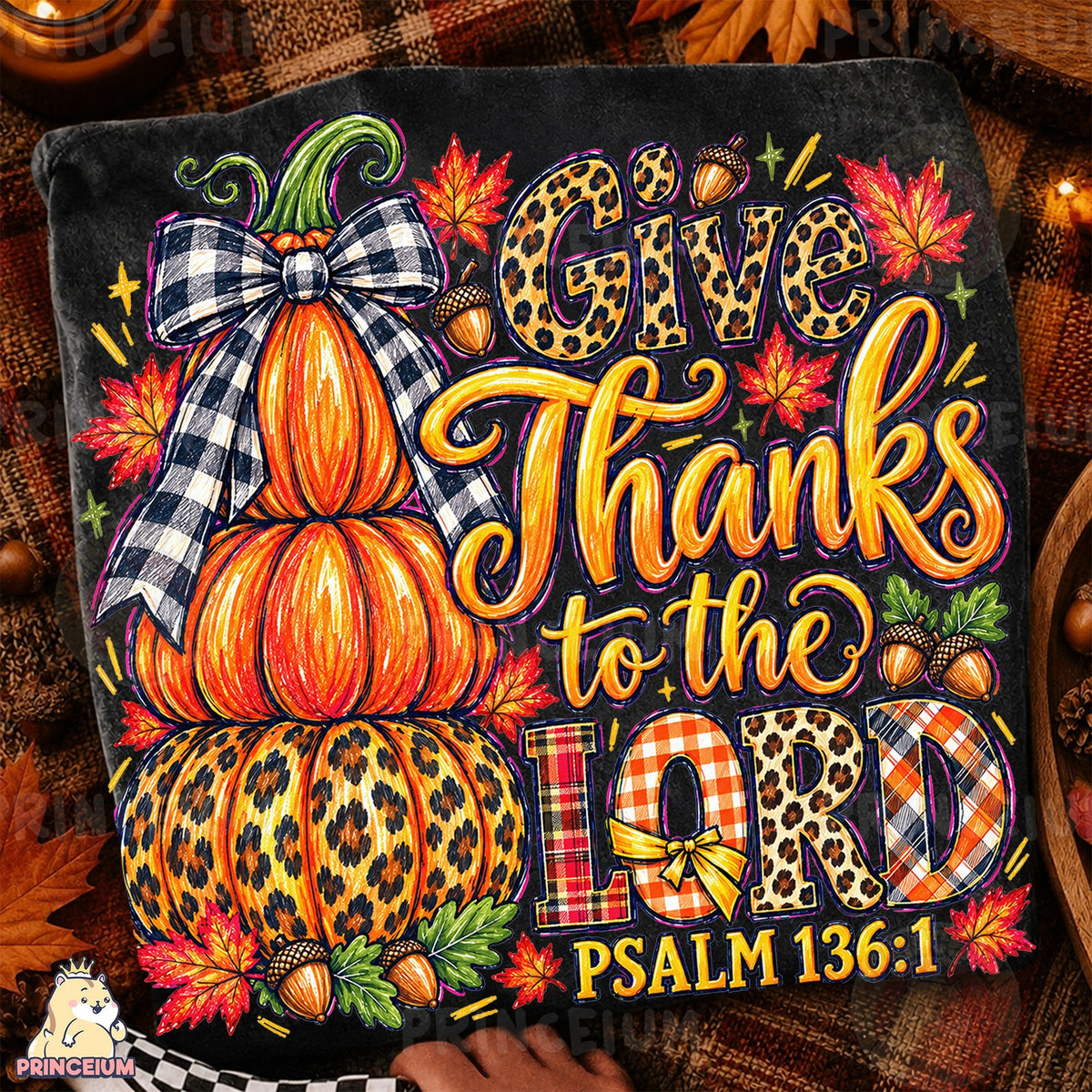 Give Thanks to the Lord Preppy Fall