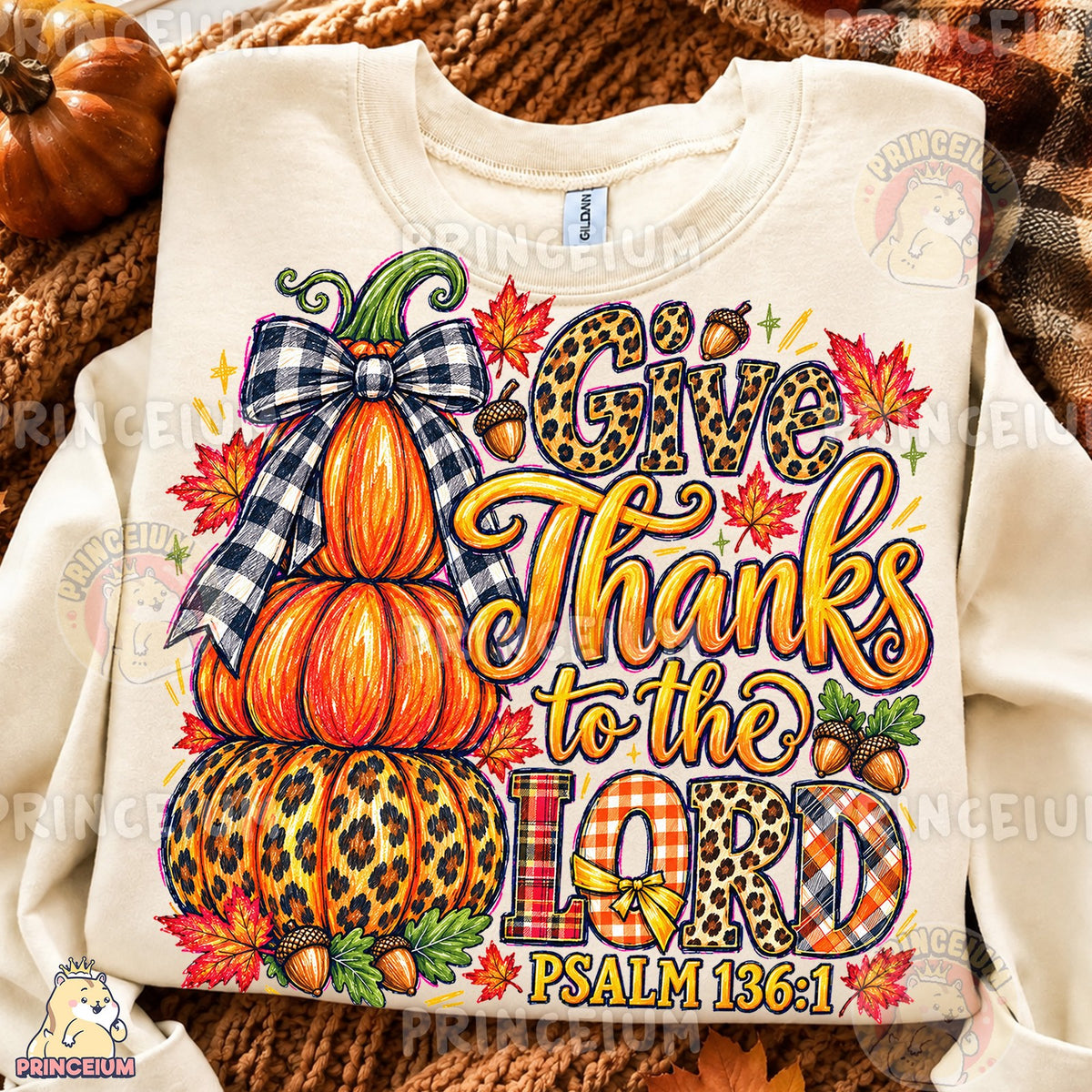 Give Thanks to the Lord Preppy Fall