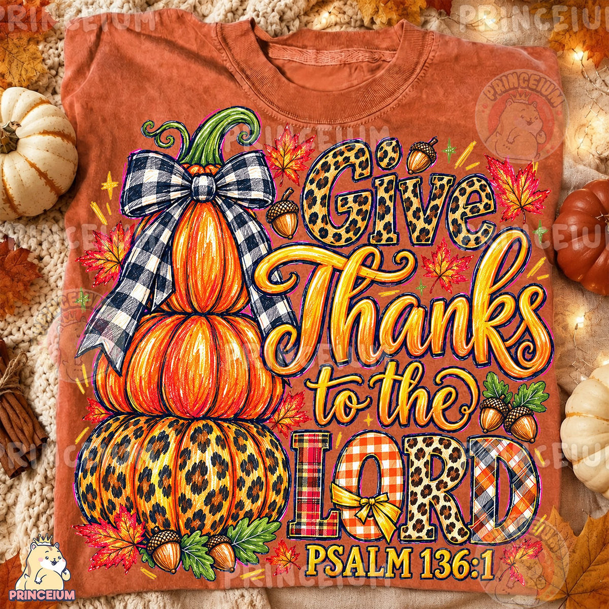 Give Thanks to the Lord Preppy Fall