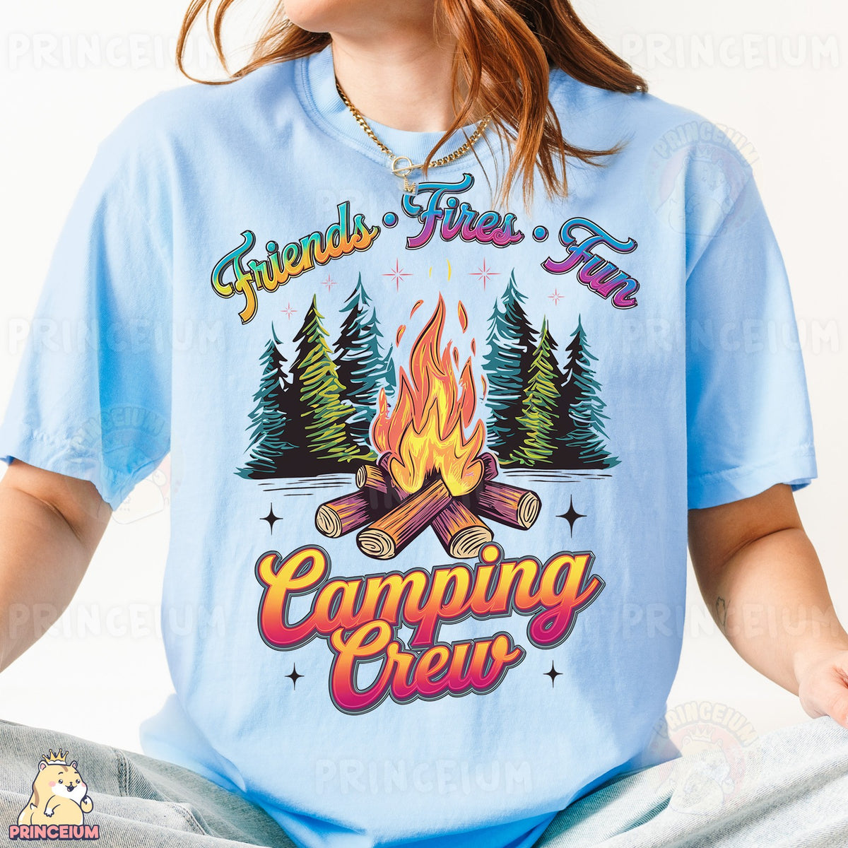 Friends Fires Fun Camping Crew