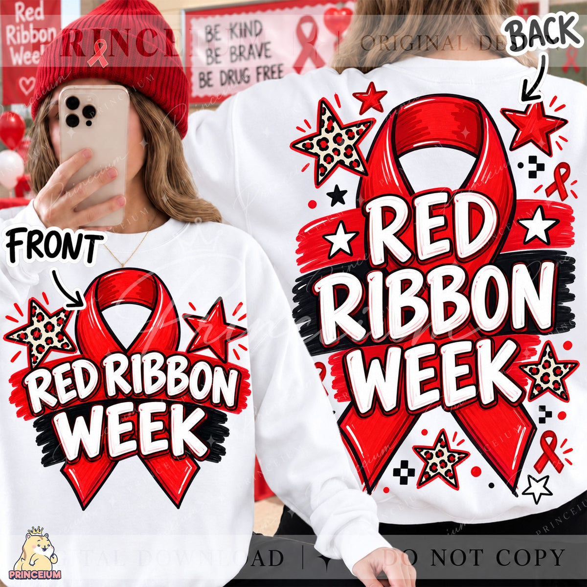 Red Ribbon Week Marker