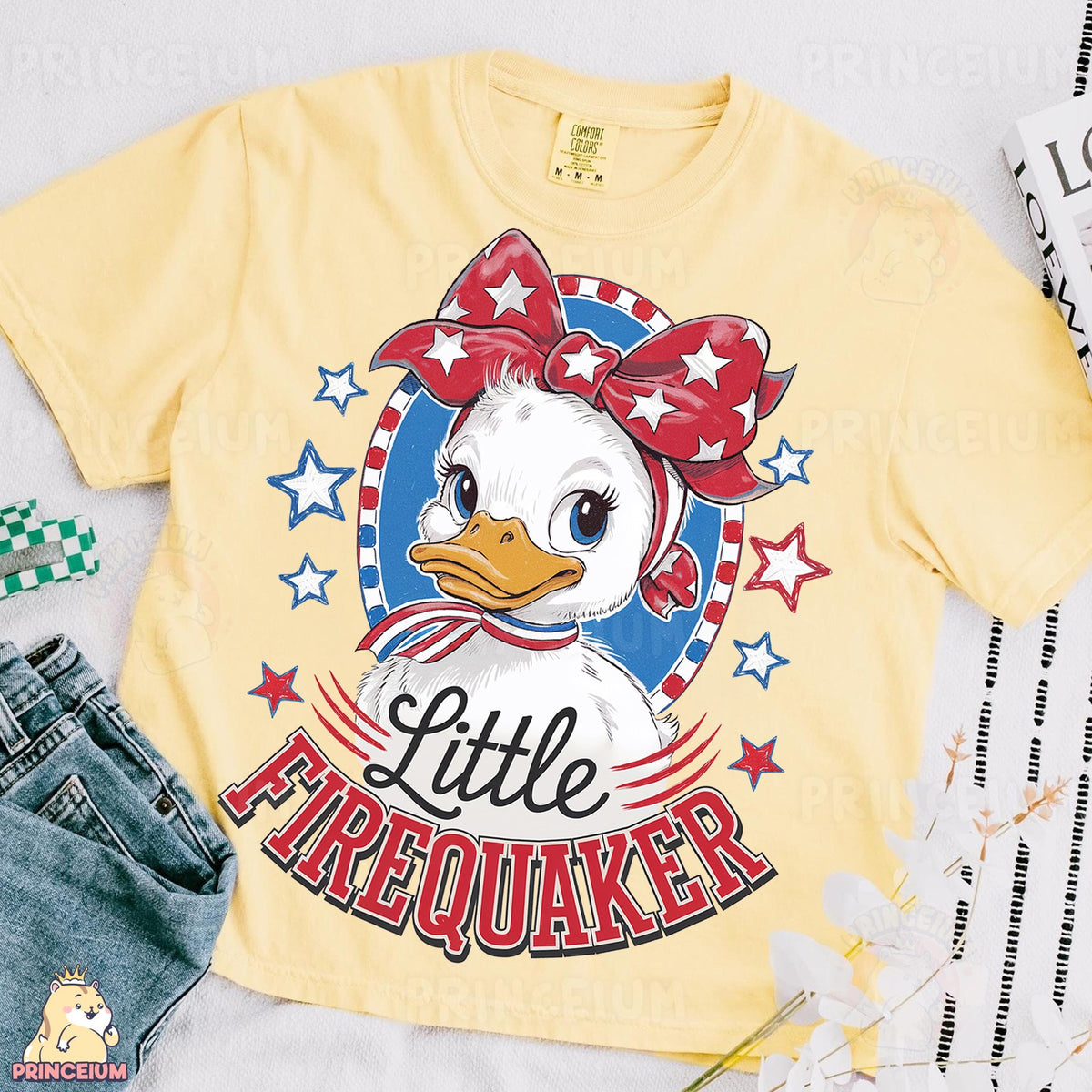 Little Firequaker Patriotic Duck