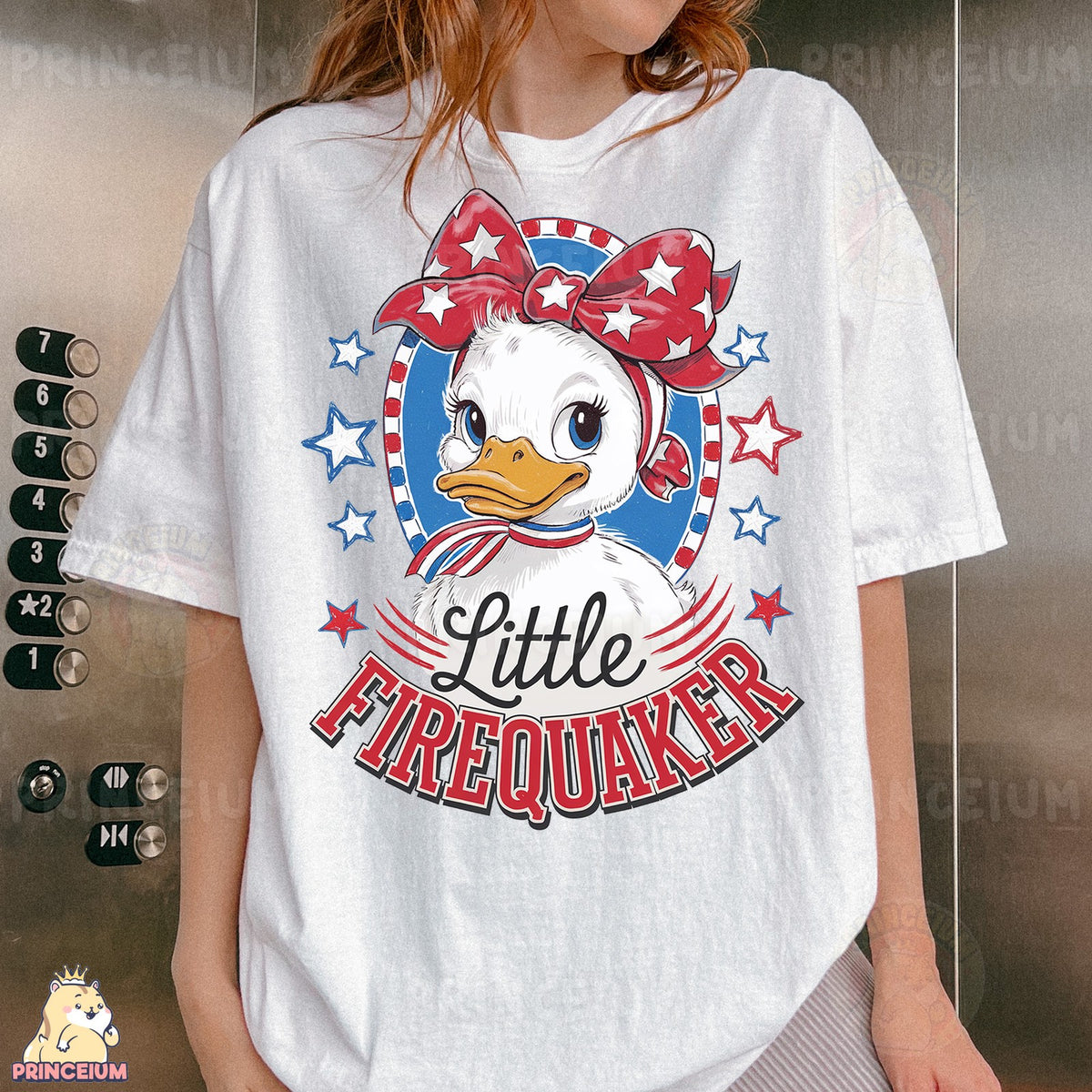 Little Firequaker Patriotic Duck