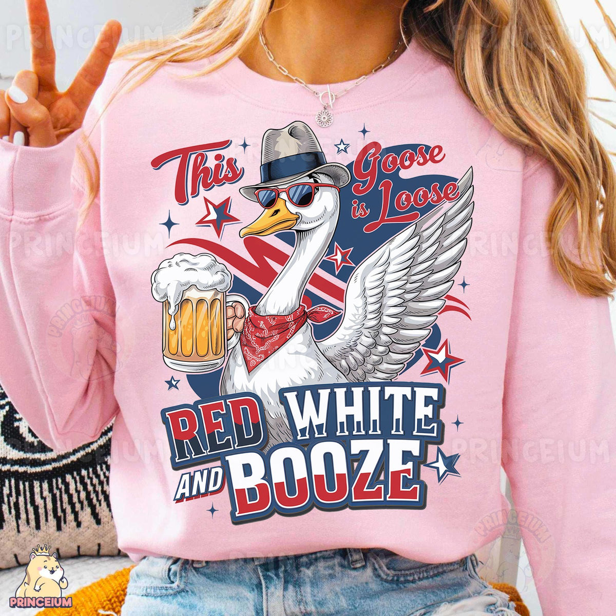 Loose Goose Red White and Booze