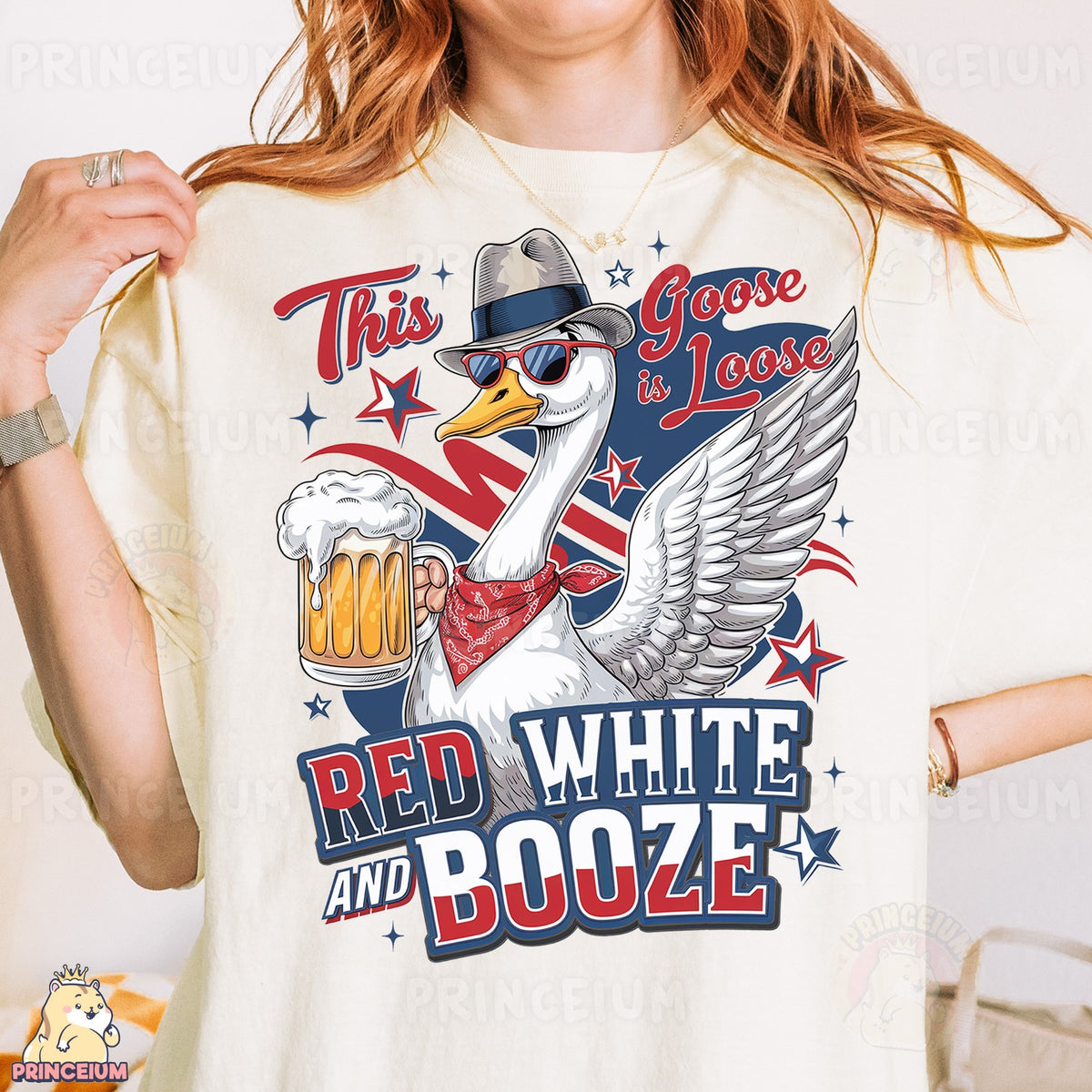 Loose Goose Red White and Booze