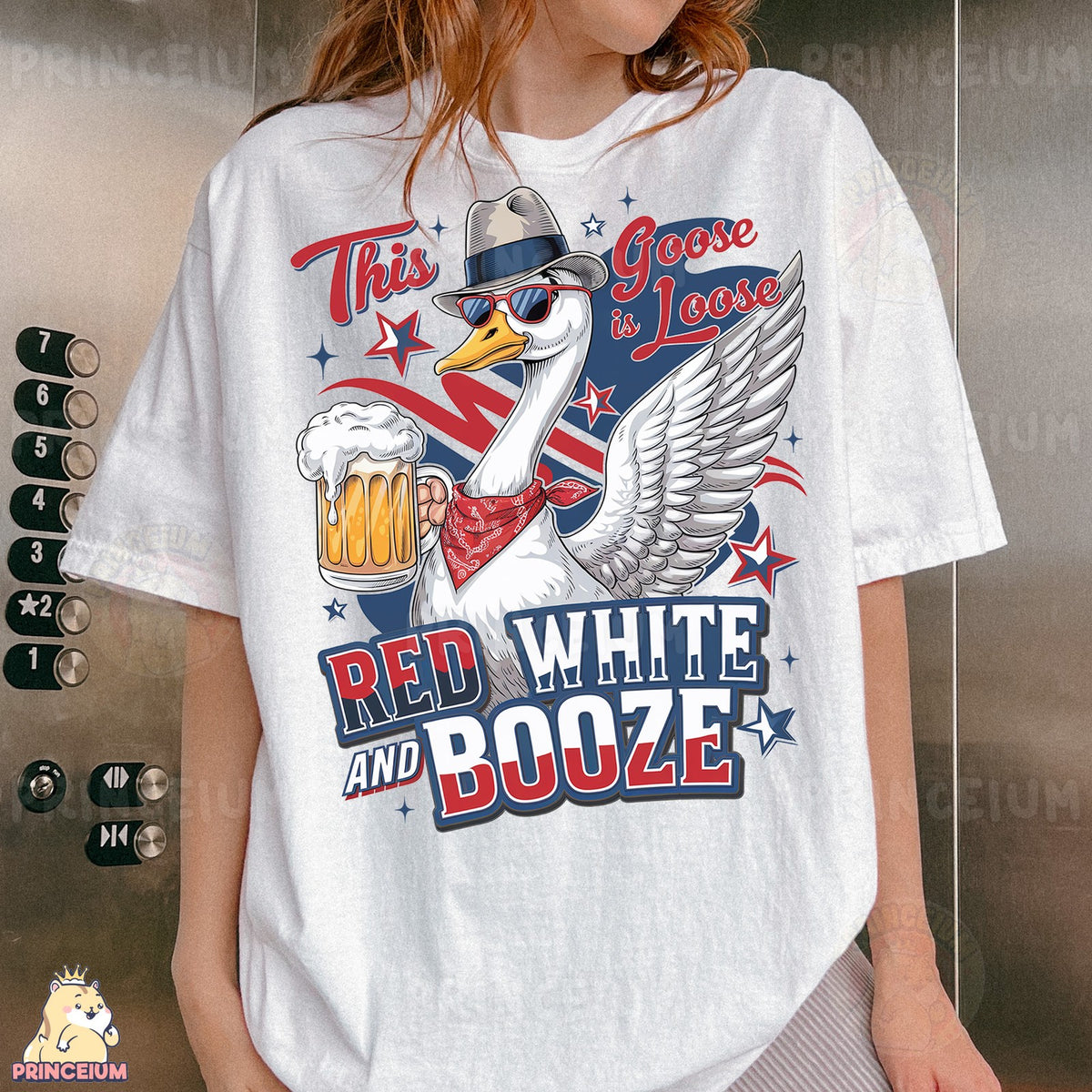 Loose Goose Red White and Booze