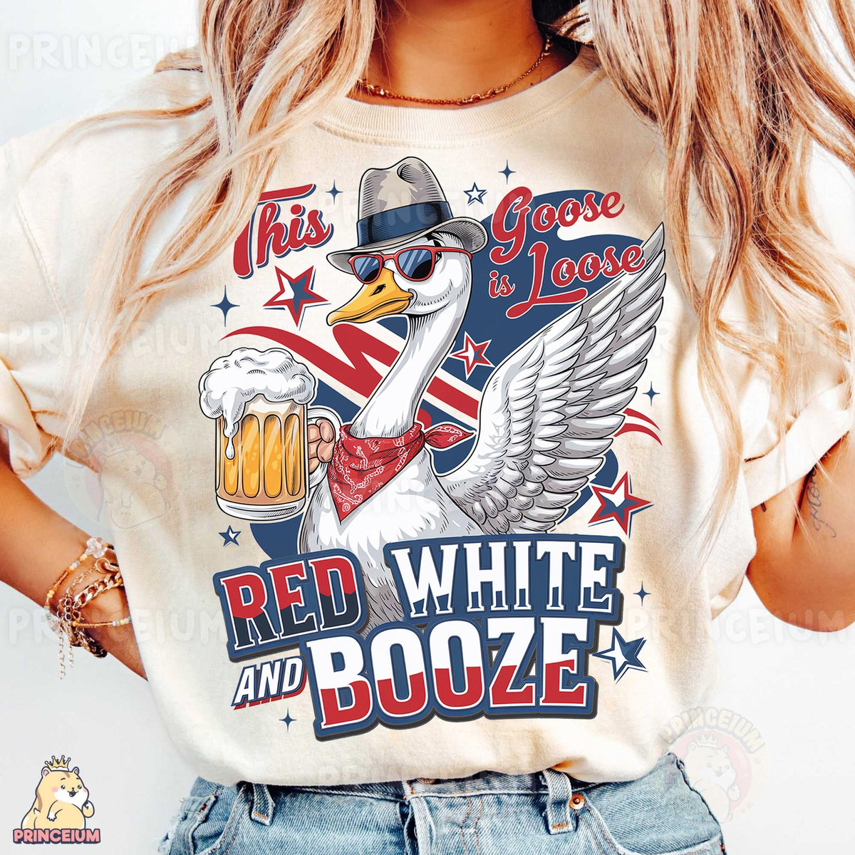Loose Goose Red White and Booze