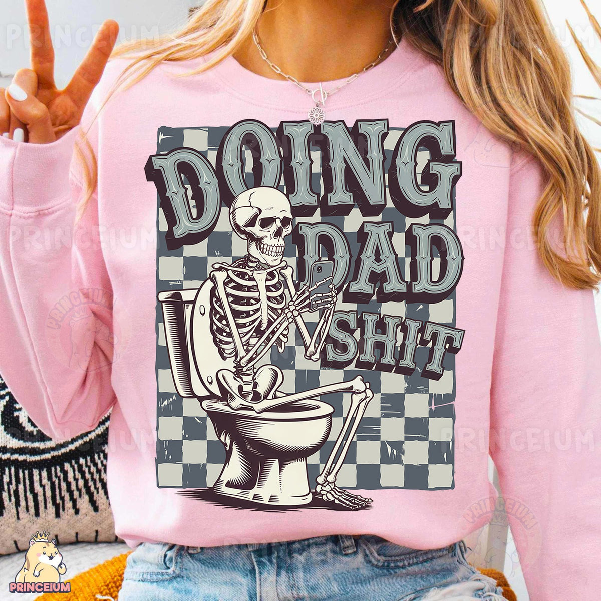 Doing Dad Shit Skeleton