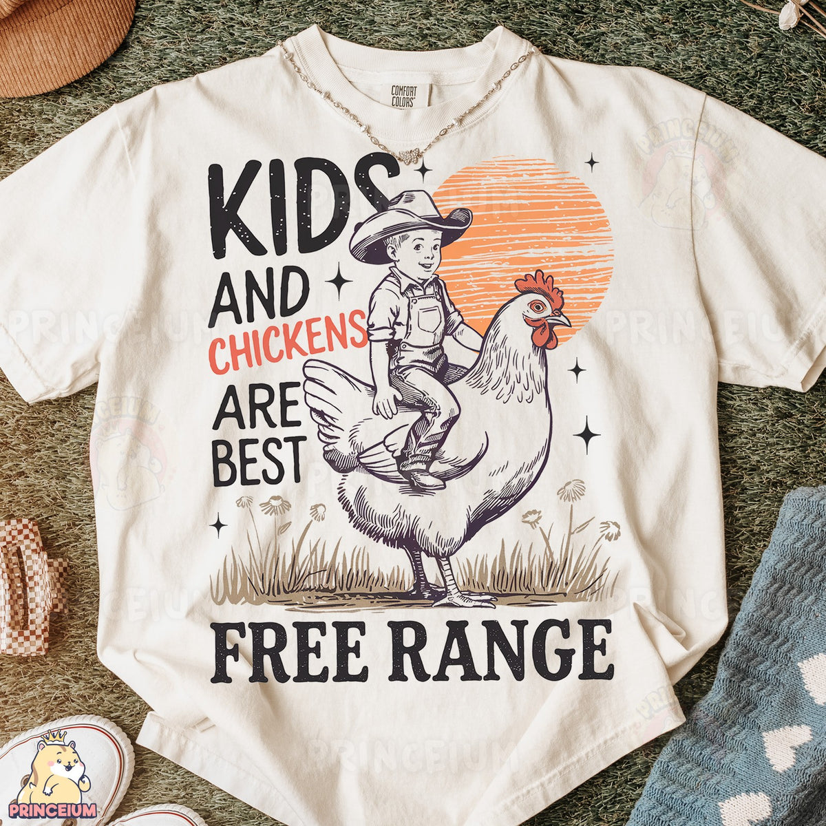Kids and Chickens Free Range