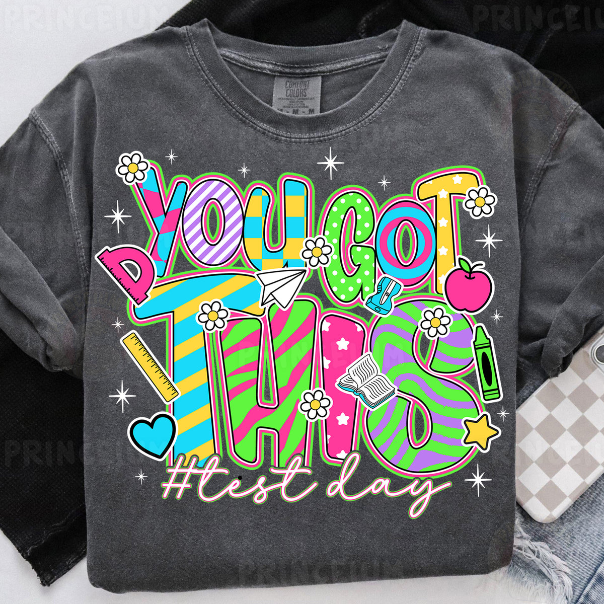 a t - shirt that says you got this last day